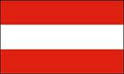 Die Flagge aus Österreich